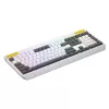 Teclado gaming HATOR Icefall USB QWERTY US English branco tamanho completo RGB LED
