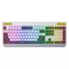 Teclado gaming HATOR Icefall USB QWERTY US English branco tamanho completo RGB LED