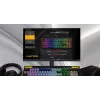 Teclado gaming HATOR Icefall USB QWERTY US English branco tamanho completo RGB LED