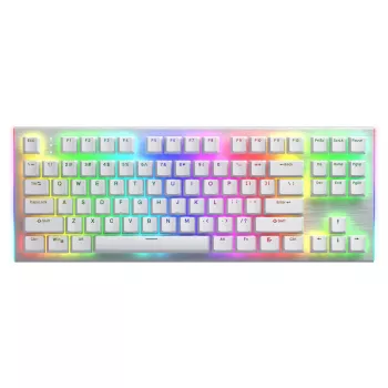 Teclado gaming HATOR Gravity X TKL USB QWERTY US English branco