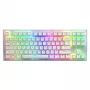 Teclado gaming HATOR Gravity X TKL USB QWERTY US English branco