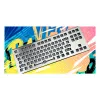 Teclado gaming HATOR Gravity X TKL USB QWERTY US English branco