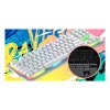 Teclado gaming HATOR Gravity X TKL USB QWERTY US English branco