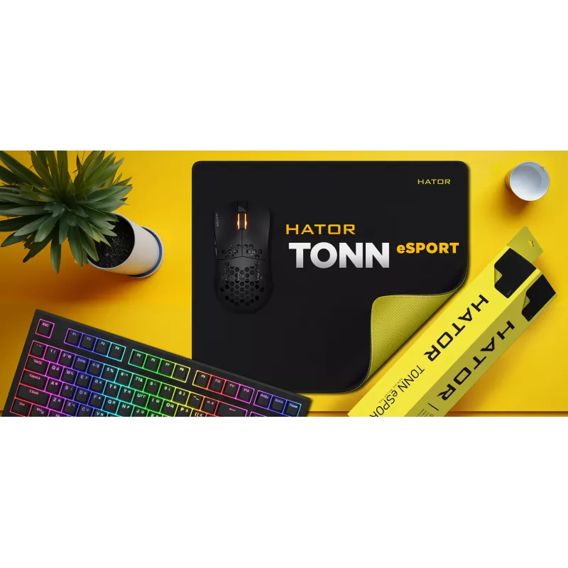 Tapete de rato gaming HATOR Tonn eSport preto