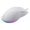 Rato HATOR Pulsar 3 ótico amarelo 12000 DPI 6 botões branco