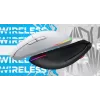 HATOR Pulsar 3 Wireless, preto - switches óticos amarelos 100M PixArt PMW 3311 (HTM630)
