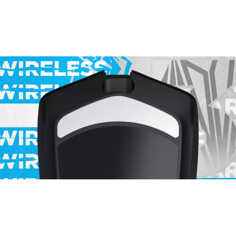 HATOR Pulsar 3 Wireless, preto - switches óticos amarelos 100M PixArt PMW 3311 (HTM630)