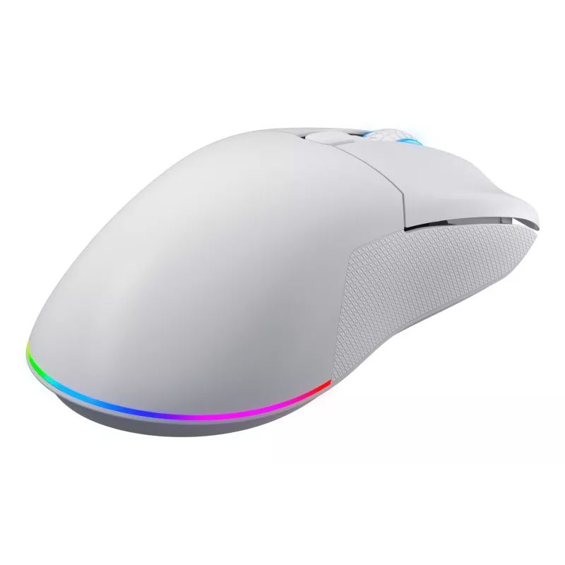 HATOR Pulsar 3 Wireless, branco - switches óticos amarelos 100M PixArt PMW 3311 (HTM631)