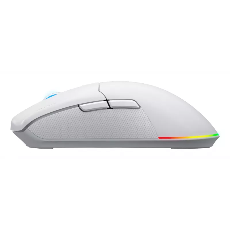 HATOR Pulsar 3 Wireless, branco - switches óticos amarelos 100M PixArt PMW 3311 (HTM631)