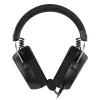 Headset HATOR HYPERGANG 3 Hi-Res com fios de arco gaming USB Type-C / USB Type-A preto