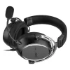Headset HATOR HYPERGANG 3 Hi-Res com fios de arco gaming USB Type-C / USB Type-A preto