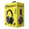Headset HATOR HYPERGANG 3 Hi-Res com fios de arco gaming USB Type-C / USB Type-A preto