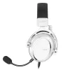 Headset HATOR HYPERGANG 3 Hi-Res com fios de arco gaming USB Type-C / USB Type-A branco