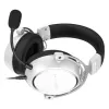 Headset HATOR HYPERGANG 3 Hi-Res com fios de arco gaming USB Type-C / USB Type-A branco