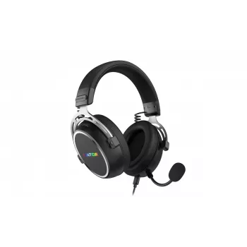 Headset HATOR Hypergang 3 USB com fios e sem fios de arco gaming USB Type-C / USB Type-A Bluetooth preto
