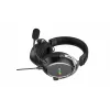 Headset HATOR Hypergang 3 USB com fios e sem fios de arco gaming USB Type-C / USB Type-A Bluetooth preto