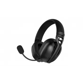 Headset HATOR Hyperpunk 3 sem fios com fios e sem fios de arco gaming USB Type-C / USB Type-A Bluetooth preto