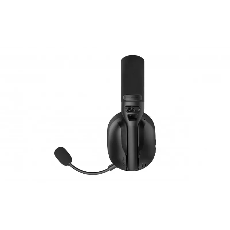 Headset HATOR Hyperpunk 3 sem fios com fios e sem fios de arco gaming USB Type-C / USB Type-A Bluetooth preto