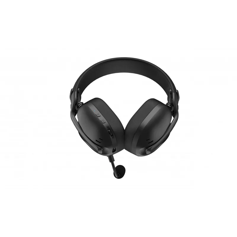 Headset HATOR Hyperpunk 3 sem fios com fios e sem fios de arco gaming USB Type-C / USB Type-A Bluetooth preto