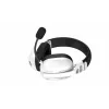 Headset HATOR Hyperpunk 3 sem fios com fios e sem fios de arco gaming USB Type-C / USB Type-A Bluetooth branco