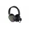 Headset HATOR Phoenix 2 sem fios com fios e sem fios de arco gaming USB Type-C / USB Type-A Bluetooth preto