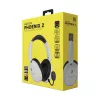 Headset HATOR Phoenix 2 sem fios com fios e sem fios de arco gaming USB Type-C / USB Type-A Bluetooth branco