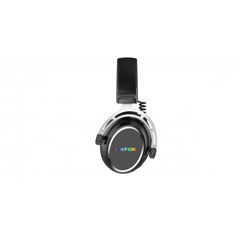 Headset HATOR Hypergang 3 sem fios de arco gaming USB Type-C / USB Type-A Bluetooth preto