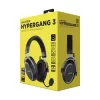 Headset HATOR Hypergang 3 sem fios de arco gaming USB Type-C / USB Type-A Bluetooth preto