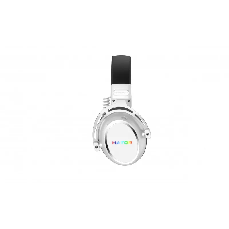 Headset HATOR Hypergang 3 sem fios de arco gaming USB Type-C / USB Type-A Bluetooth branco