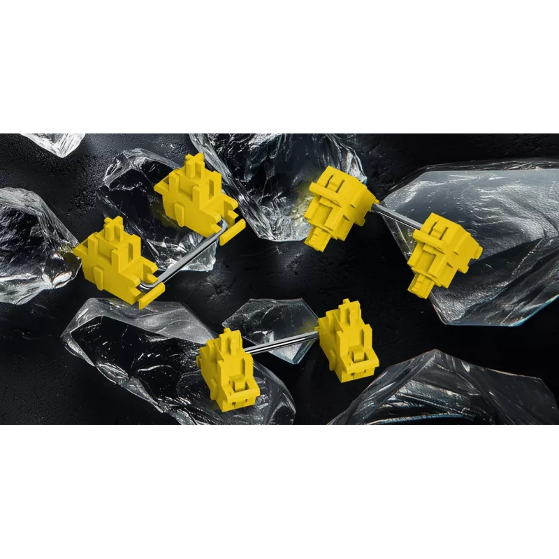 Teclado HATOR Rockfall 3 TKL Wireless, preto, QMK/VIA, perfil OMA teclas branco-preto - switches mecânicos lineares hotswap - US - layout ANSI (HTK850)