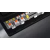 Teclado HATOR Rockfall 3 TKL Wireless, preto, QMK/VIA, perfil OMA teclas branco-preto - switches mecânicos lineares hotswap - US - layout ANSI (HTK850)