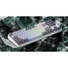 Teclado HATOR Rockfall 3 TKL Wireless, preto, QMK/VIA, perfil OMA teclas branco-preto - switches mecânicos lineares hotswap - US - layout ANSI (HTK850)