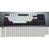 Teclado HATOR Rockfall 3 TKL Wireless, preto, QMK/VIA, perfil OMA teclas branco-preto - switches mecânicos lineares hotswap - US - layout ANSI (HTK850)