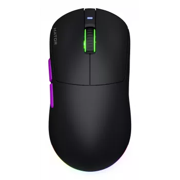 Rato HATOR Quasar 3 Ultra 8K Wireless gaming ambidestro RF Wireless + Bluetooth + USB Type-A ótico 30000 DPI