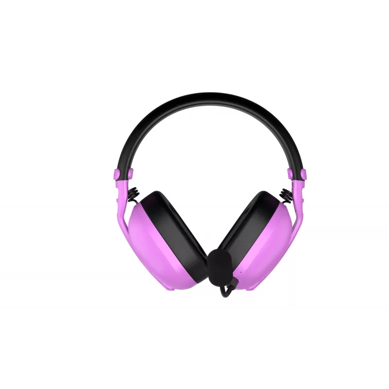 Headset HATOR Hyperpunk 3 sem fios com fios e sem fios de arco gaming USB Type-C / USB Type-A Bluetooth violeta