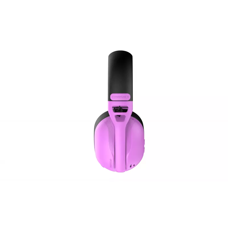 Headset HATOR Hyperpunk 3 sem fios com fios e sem fios de arco gaming USB Type-C / USB Type-A Bluetooth violeta