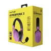 Headset HATOR Hyperpunk 3 sem fios com fios e sem fios de arco gaming USB Type-C / USB Type-A Bluetooth violeta