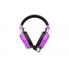 Headset HATOR Hypergang 3 sem fios de arco gaming USB Type-C / USB Type-A Bluetooth violeta