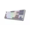 Teclado HATOR Rockfall 3 TKL Wireless, branco, QMK/VIA, perfil OMA teclas branco-preto – switches mecânicos lineares hotswap – US – layout ANSI
