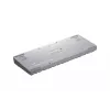 Teclado HATOR Rockfall 3 TKL Wireless, branco, QMK/VIA, perfil OMA teclas branco-preto – switches mecânicos lineares hotswap – US – layout ANSI