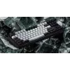 Teclado HATOR Rockfall 3 TKL Wireless, branco, QMK/VIA, perfil OMA teclas branco-preto – switches mecânicos lineares hotswap – US – layout ANSI
