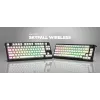 Teclado HATOR Skyfall Wireless 80 gaming USB + RF Wireless + Bluetooth QWERTY US English preto, branco