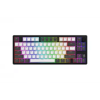 Teclado Gaming HATOR Skyfall Pro Wireless 80 USB + RF Wireless + Bluetooth QWERTY US English Preto, Cinzento