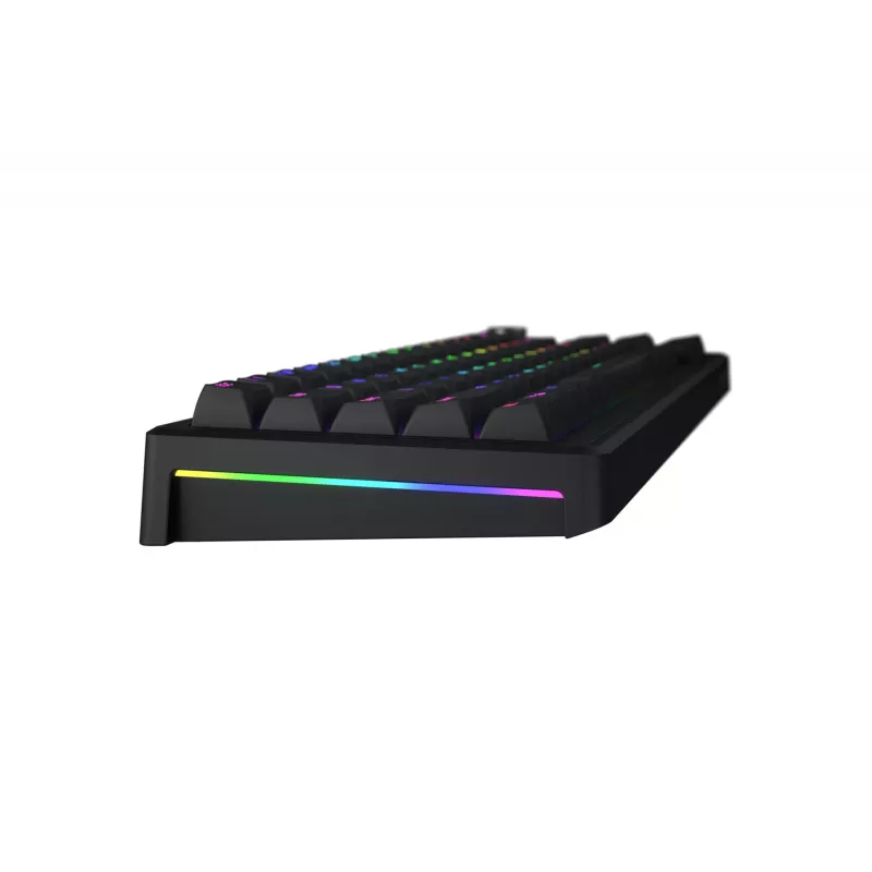 Teclado HATOR Skyfall 65 com fios, Mecânico, USB-C, Aurum Sterling, 70M de toques, RGB, Preto, 790g