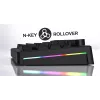 Teclado HATOR Skyfall 65 com fios, Mecânico, USB-C, Aurum Sterling, 70M de toques, RGB, Preto, 790g