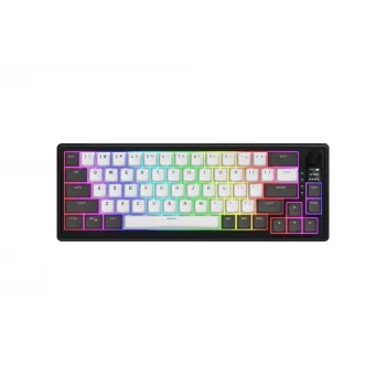 Teclado Gaming HATOR Skyfall Pro Wireless 65 USB + RF Wireless + Bluetooth QWERTY US English Preto, Cinzento