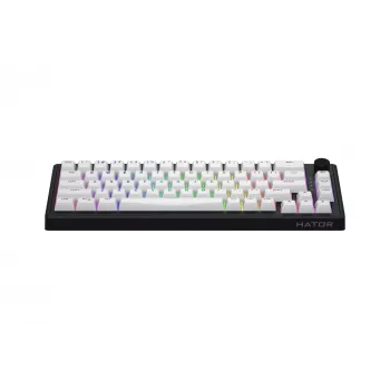 Teclado Gaming HATOR Skyfall 65 MAG ULTRA 8K USB QWERTY US-English Preto, Branco