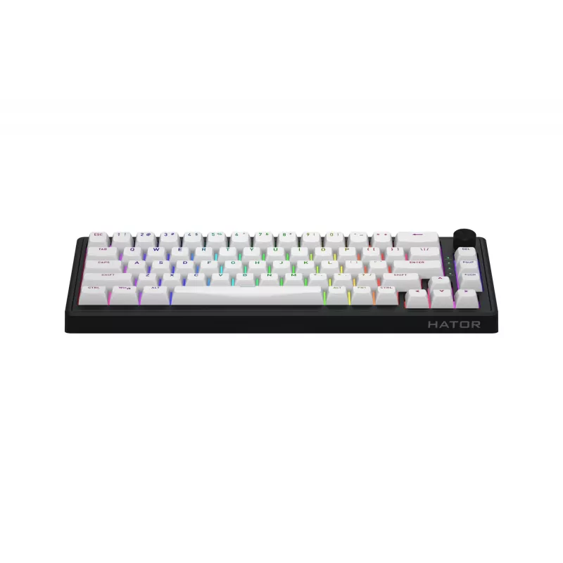 Teclado Gaming HATOR Skyfall 65 MAG ULTRA 8K USB QWERTY US-English Preto, Branco