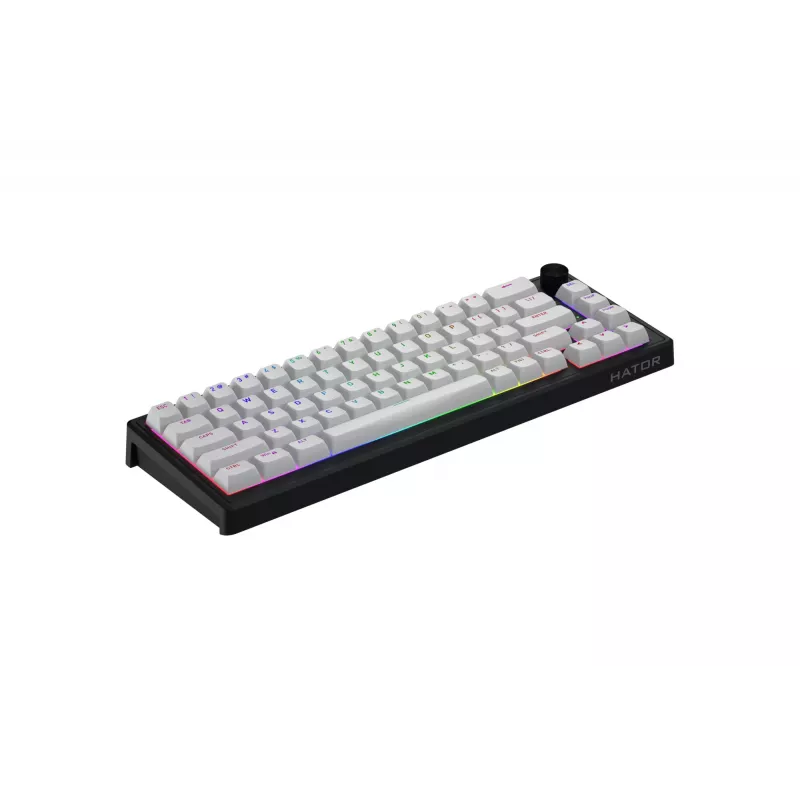 Teclado Gaming HATOR Skyfall 65 MAG ULTRA 8K USB QWERTY US-English Preto, Branco