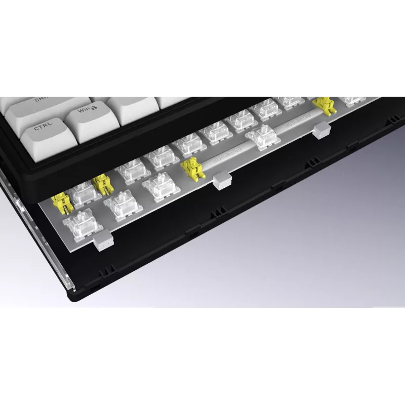 Teclado Gaming HATOR Skyfall 65 MAG ULTRA 8K USB QWERTY US-English Preto, Branco